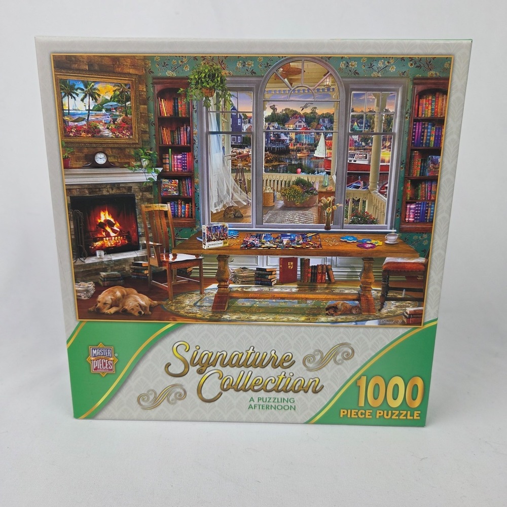 New Sealed MasterPieces  "A Puzzling Afternoon" 1000 Pc Puzzle